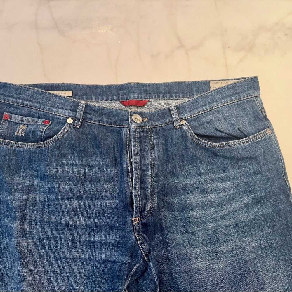 BRUNELLO CUCINELLI REGULAR FIT JEANS, Size 54 IT/ US 42